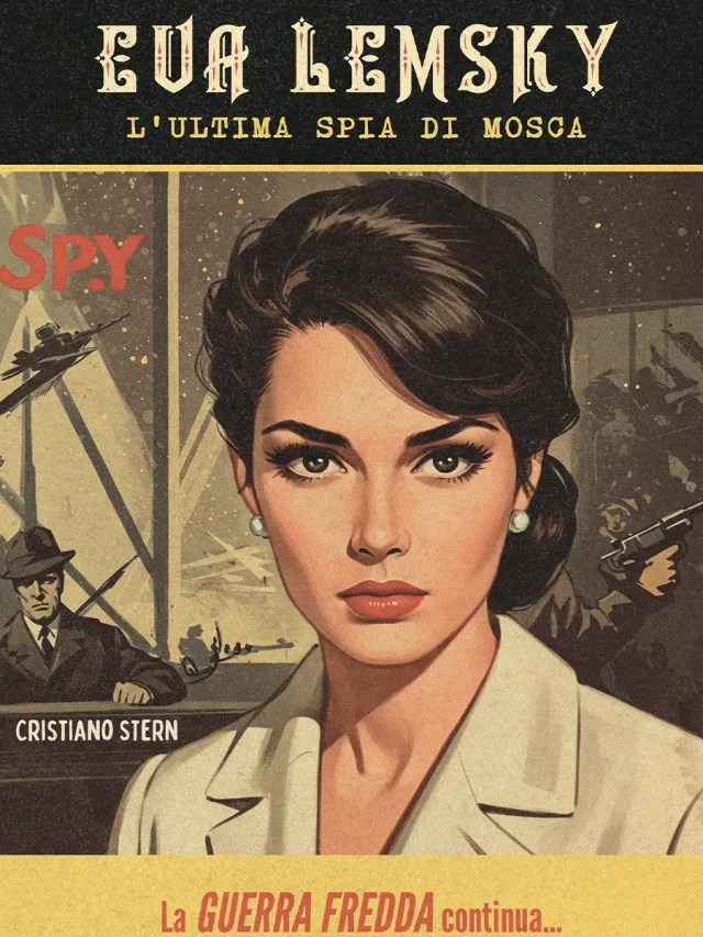 Capa do livro Eva Lemsky, l'ultima spia di Mosca